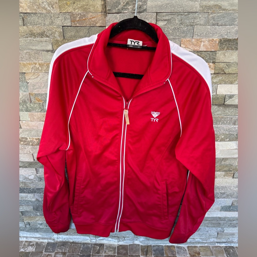 TYR Red Track Jacket